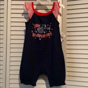 Patriotic infant onesie